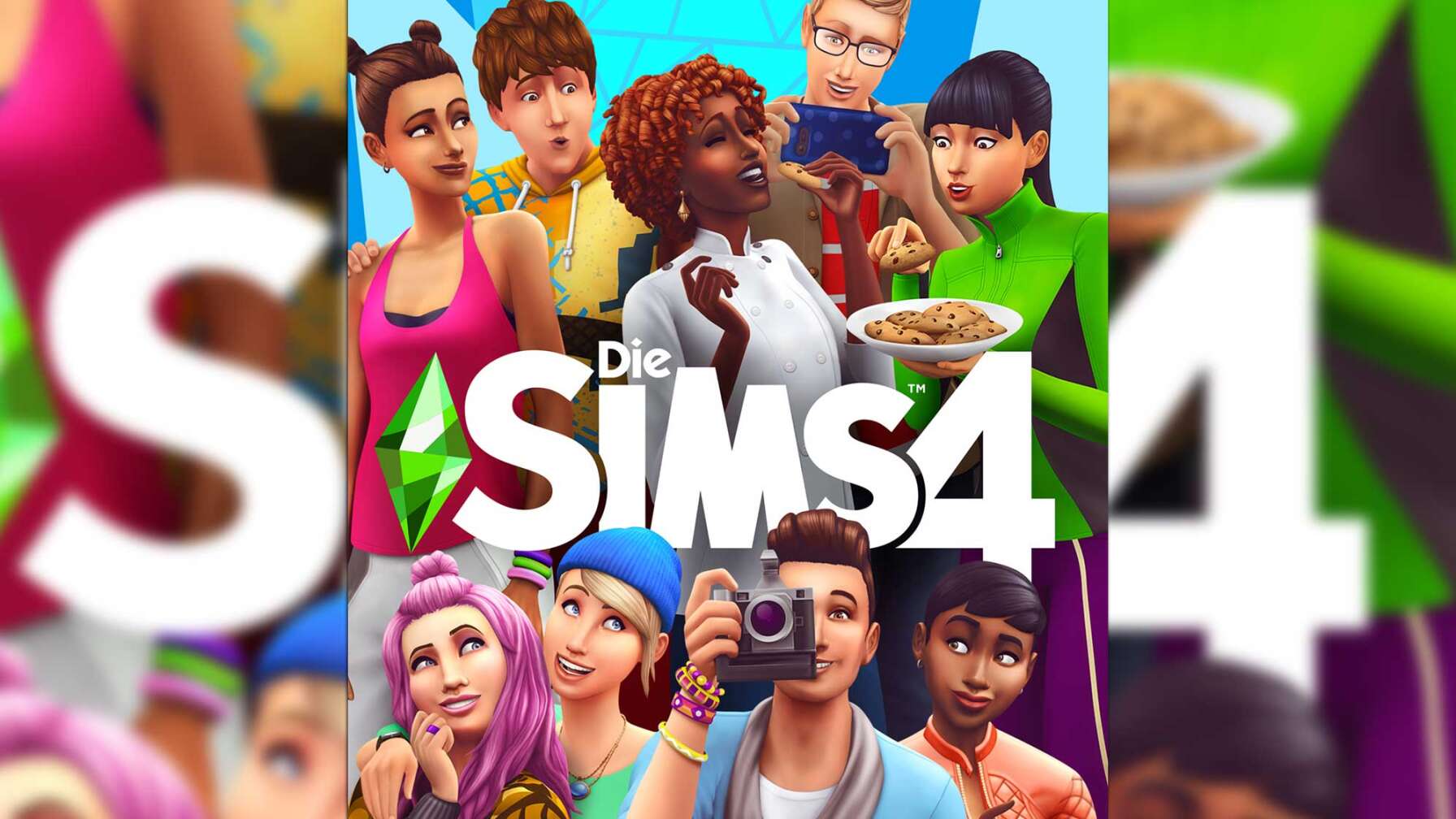 Das Cover des Computer-Spiels "Sims 4".