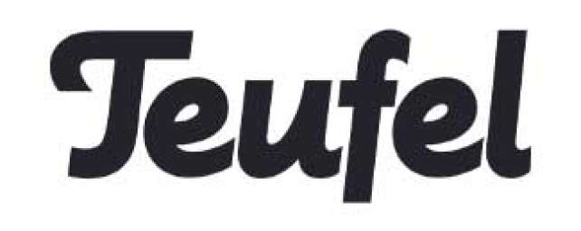 Das Teufel-Logo in schwarzer Schrift