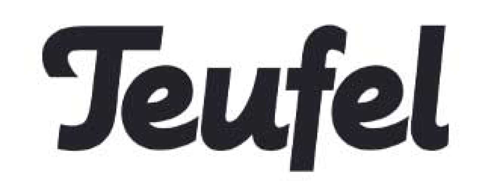 Das Teufel-Logo in schwarzer Schrift