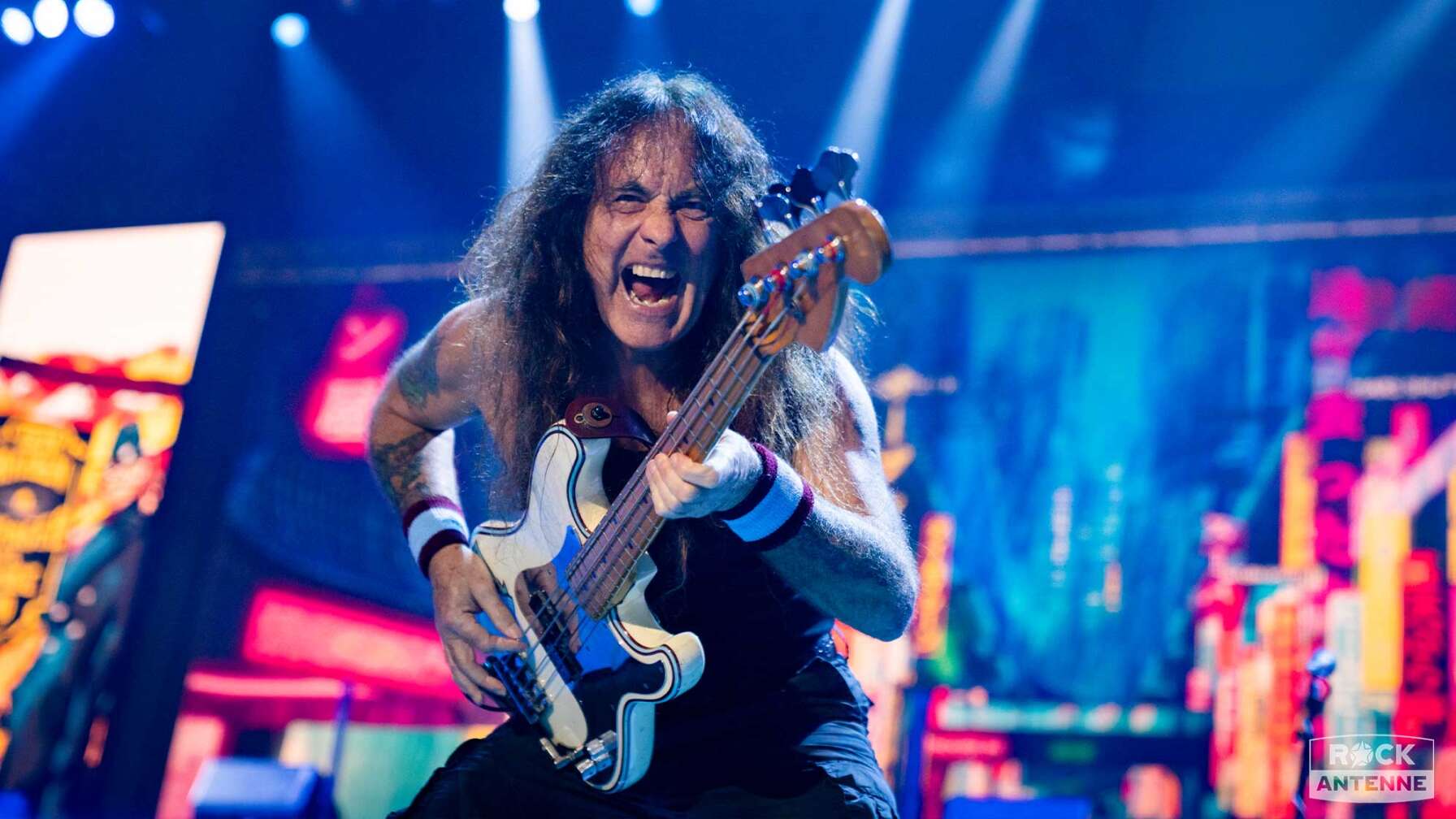 Steve Harris beim Konzert in München