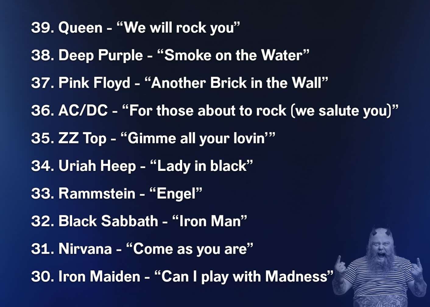 666 besten Rocksongs