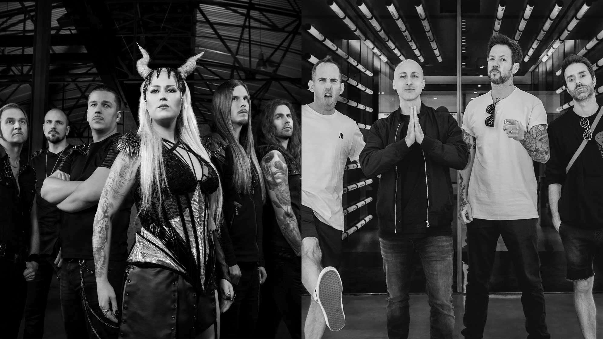 Bandfotos von Battle Beast und Simple Plan