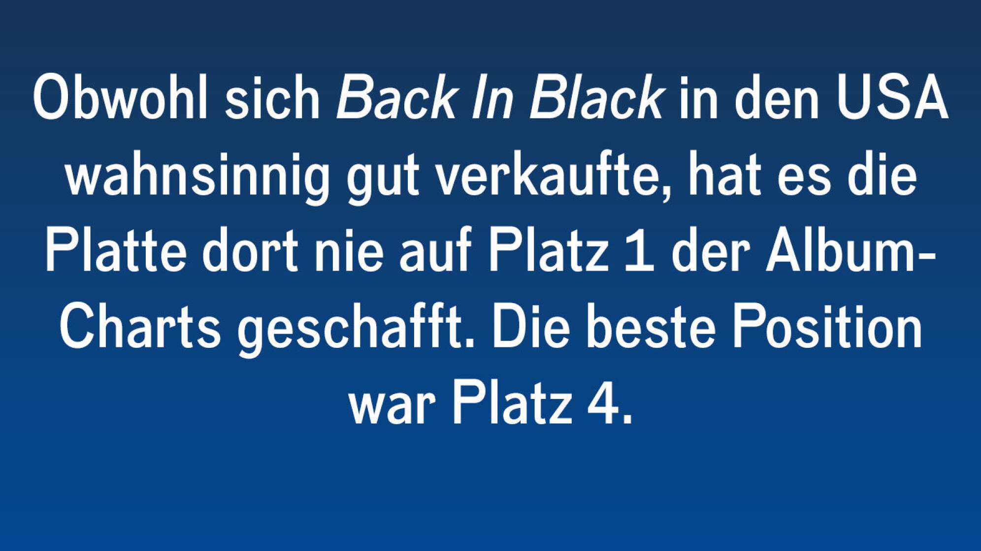 20 Fakten über die legendäre Scheibe Back In Black