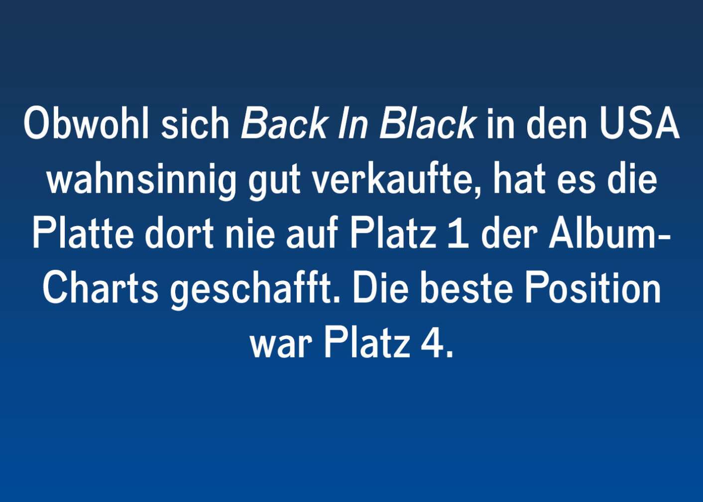 20 Fakten über die legendäre Scheibe Back In Black