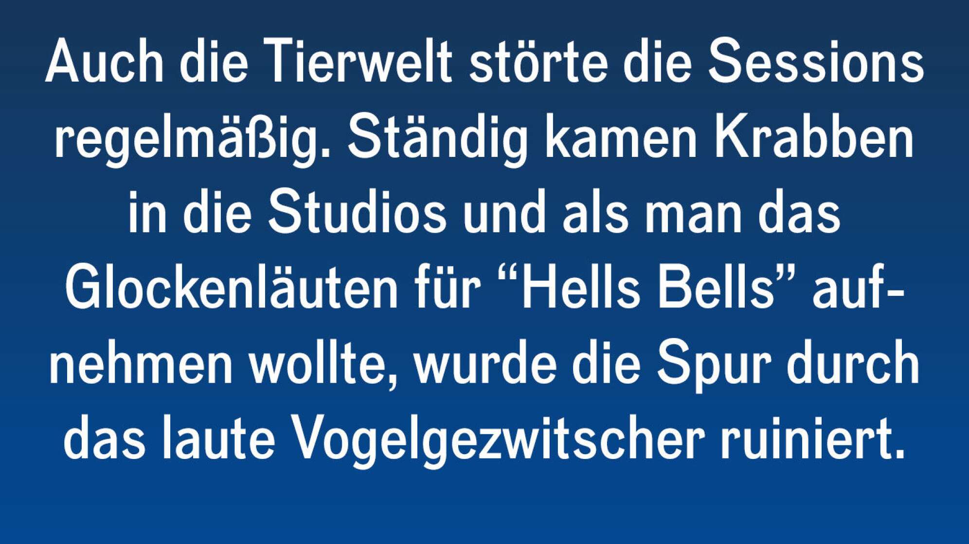 20 Fakten über die legendäre Scheibe Back In Black