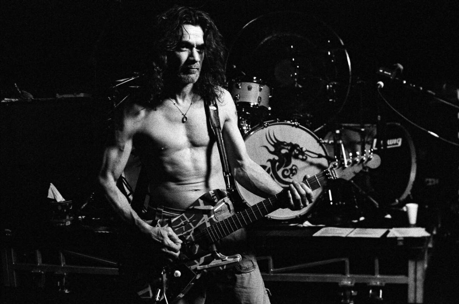 Eddie Van Halen bei einem Auftritt
