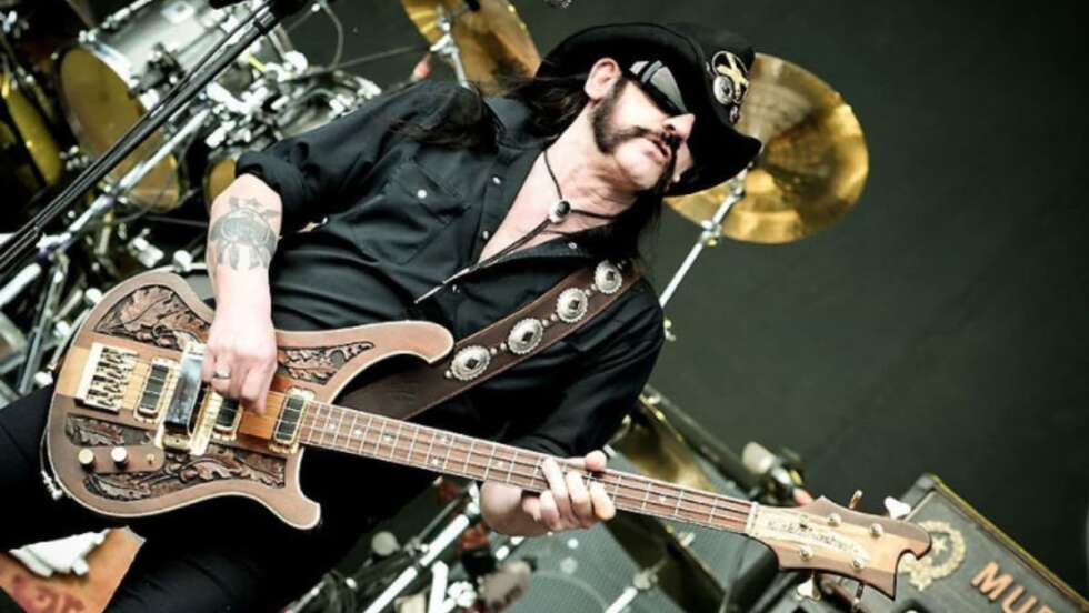 Lemmy von Motörhead bei einem Auftritt