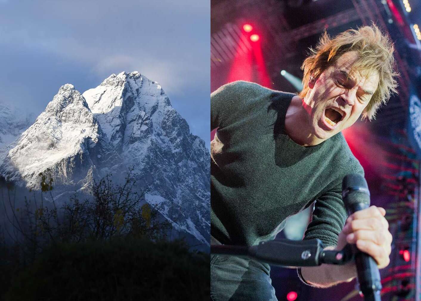 Zugspitze und Campino bei einem Auftritt