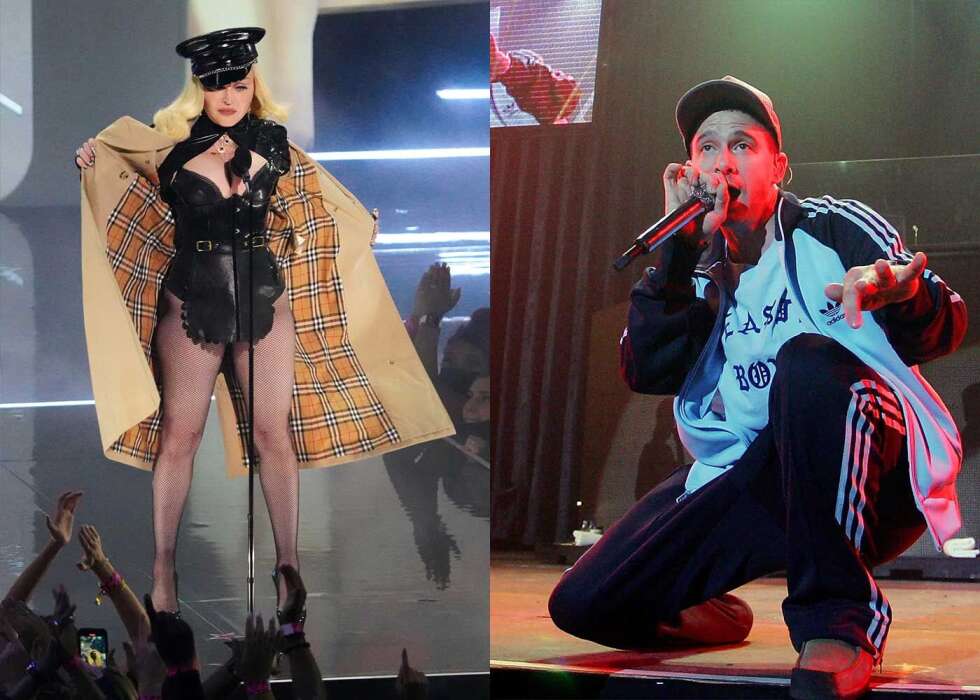 Madonna und Ad-Rock von den Beastie Boys