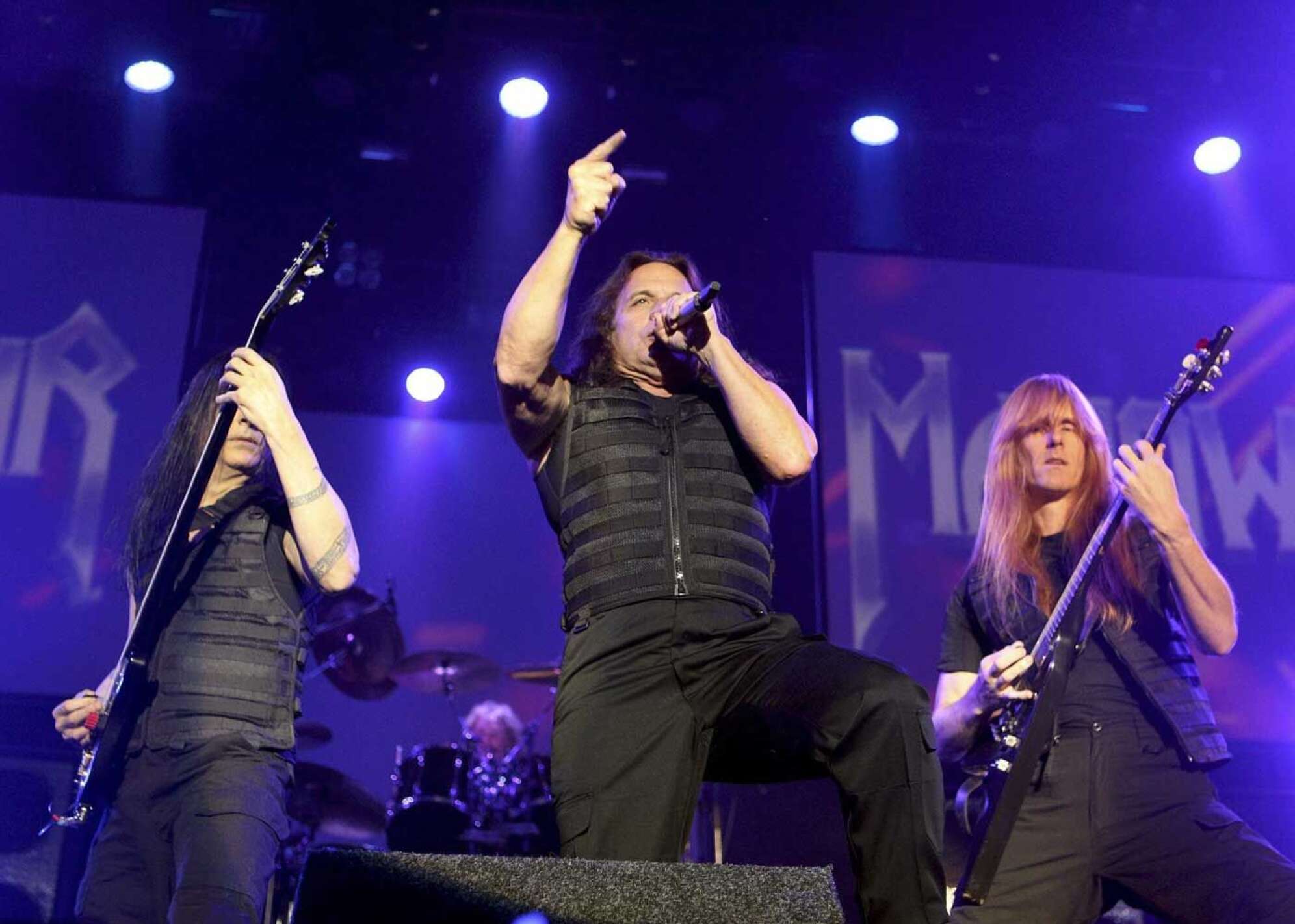 Manowar bei einem Auftritt