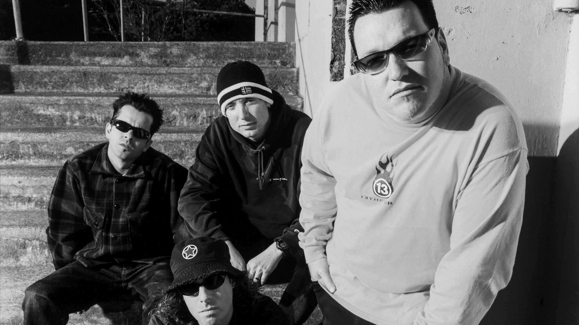 Ein Bandfoto der Band Smash Mouth.