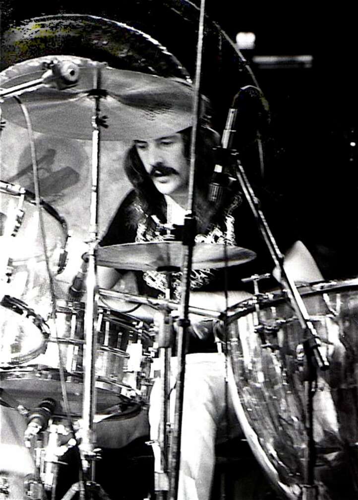 John Bonham und sein Drumset