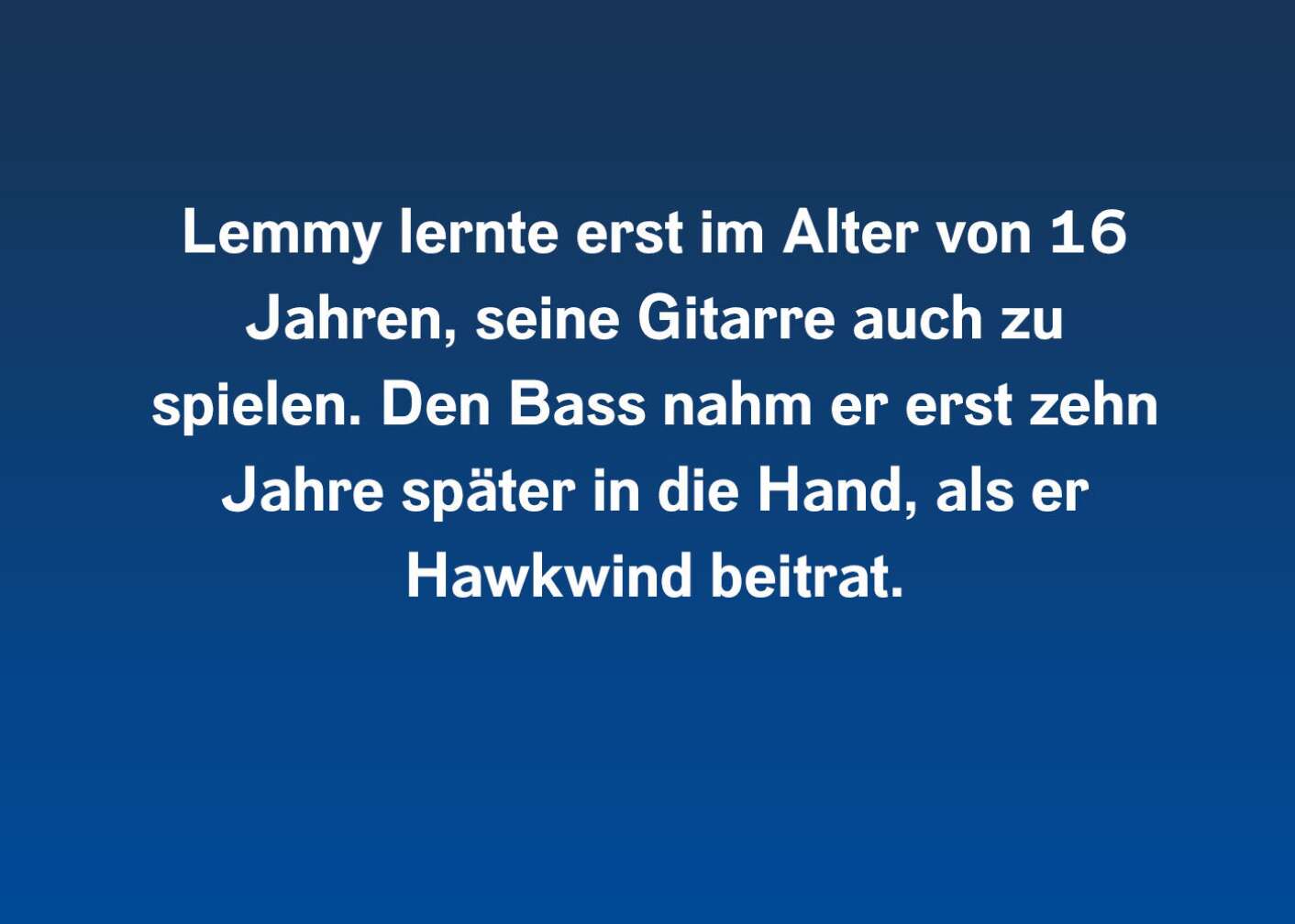 10 Fakten über Lemmy