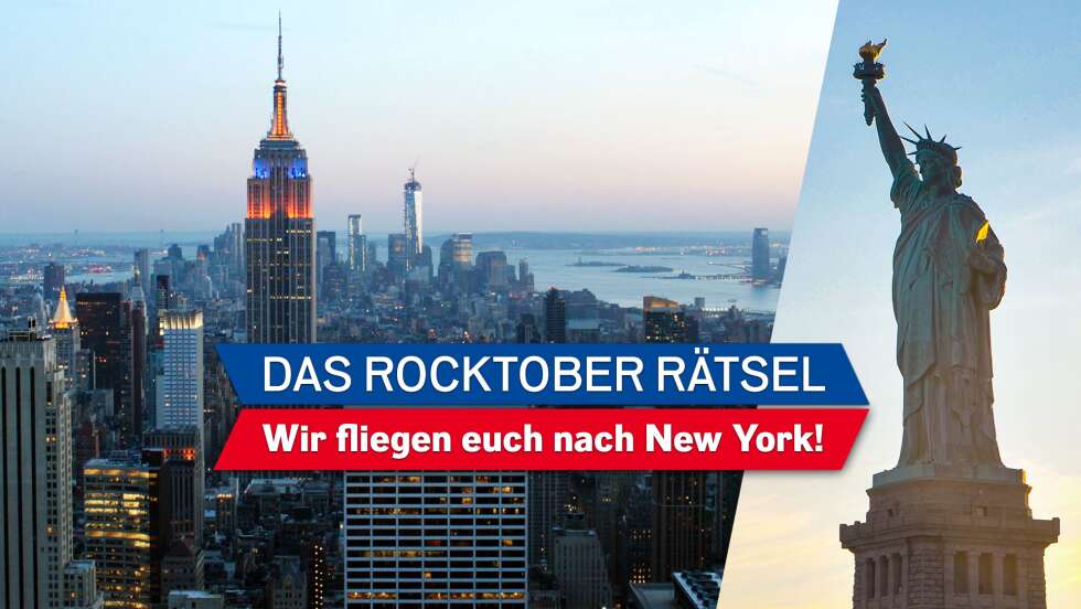 Das ROCK ANTENNE ROCKtober Rätsel: Wir fliegen euch nach New York!