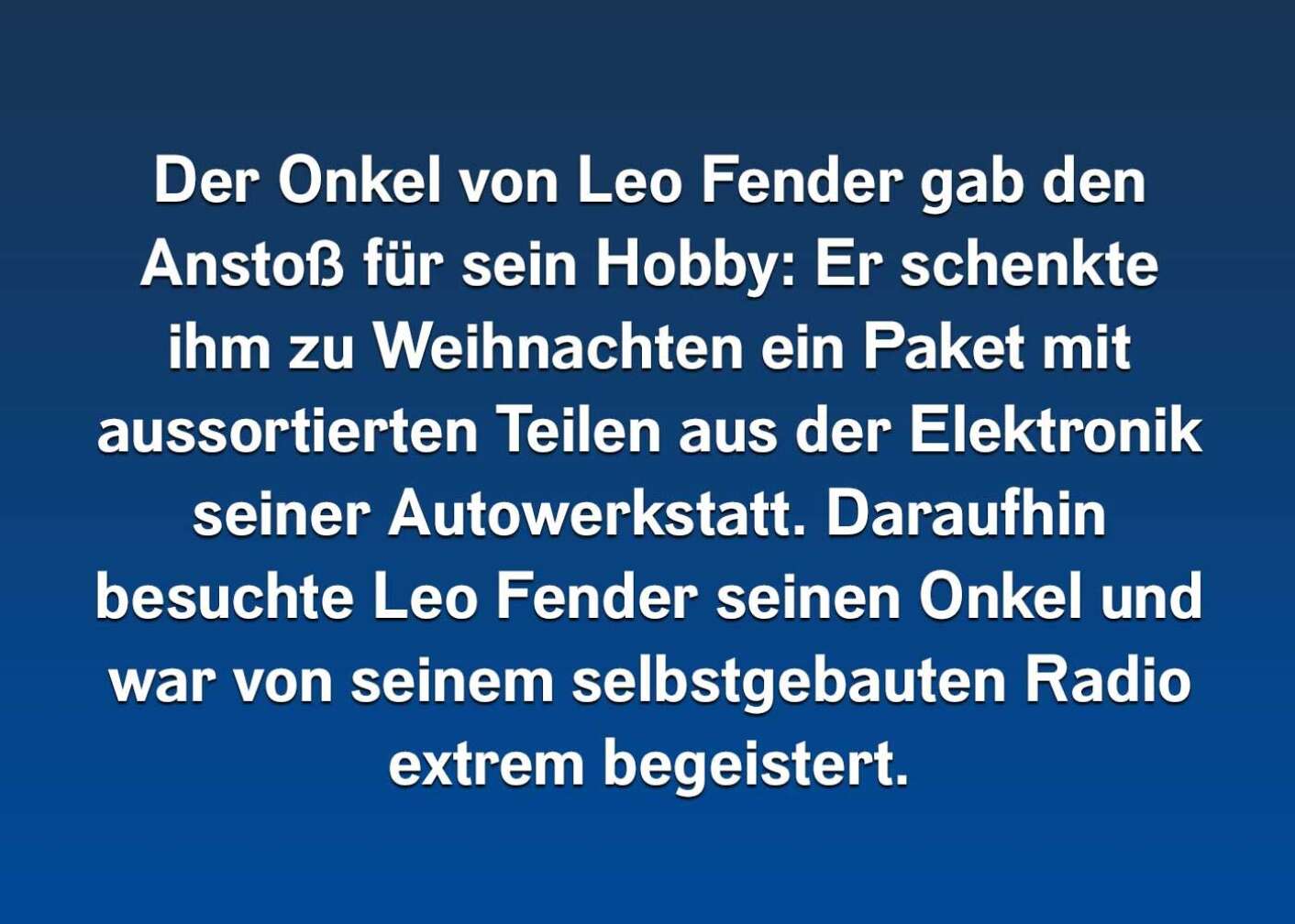 10 Fakten über Leo Fender