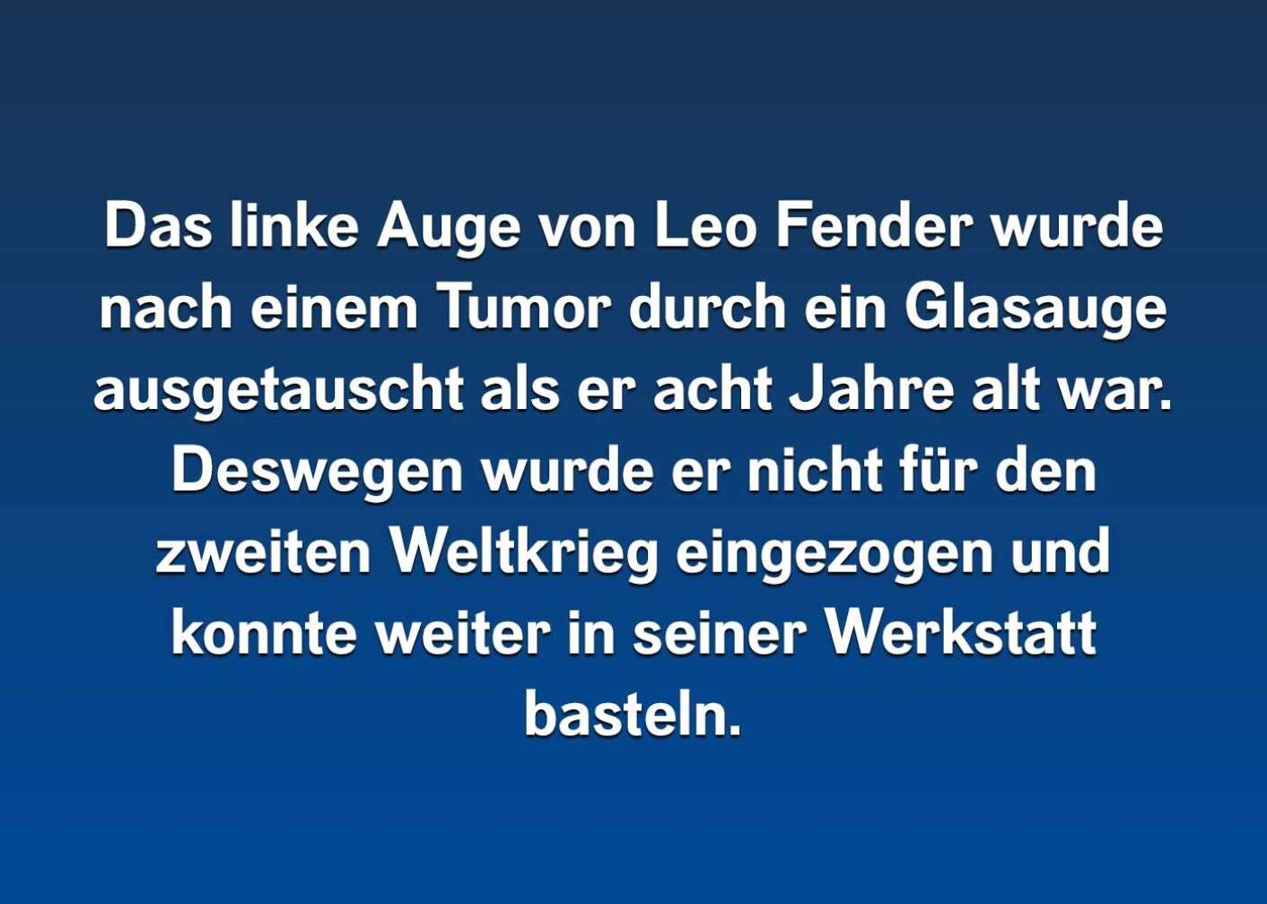 10 Fakten über Leo Fender