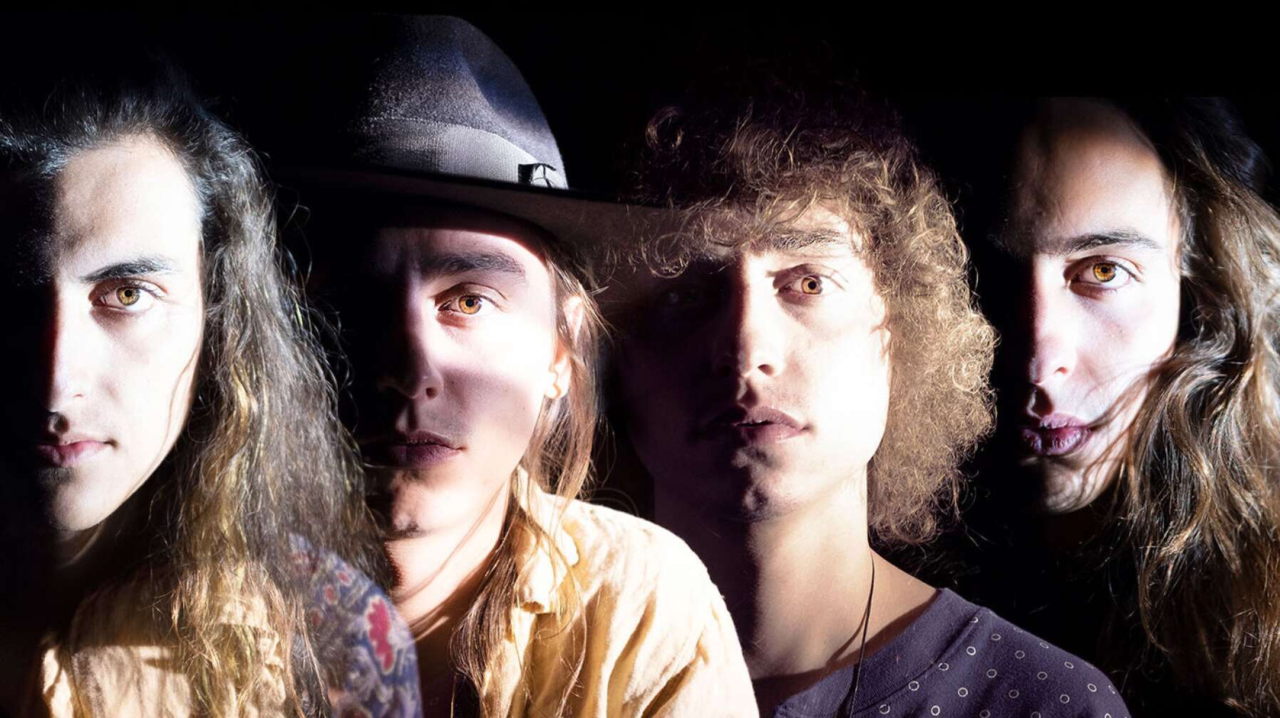 Greta van Fleet Cover im Dunkeln