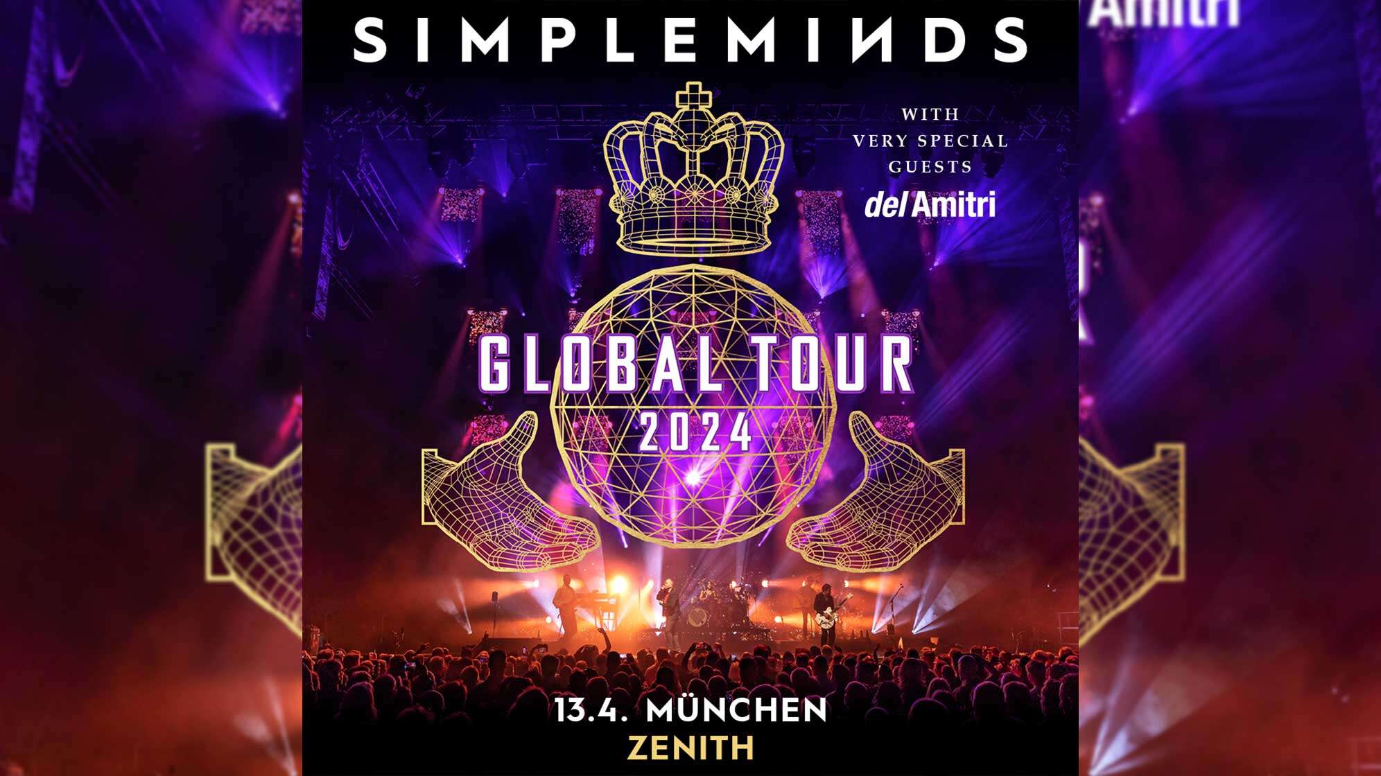 Tourplakat von Simple Minds