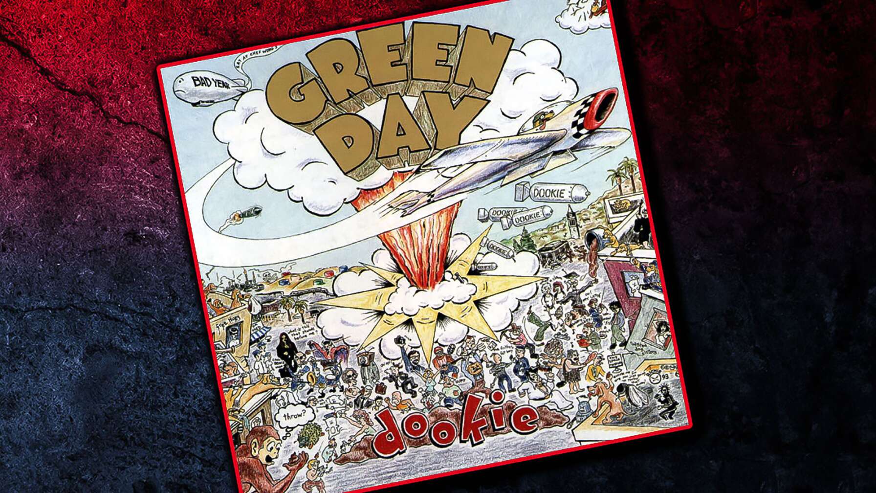 Das Albumcover des Green Day-Albums "Dookie"