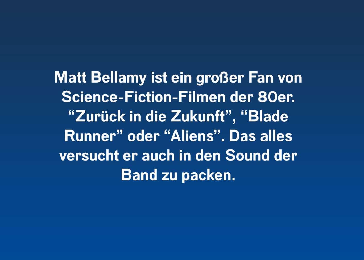 Matt Bellamy: 7 Fakten über den Muse-Frontmann