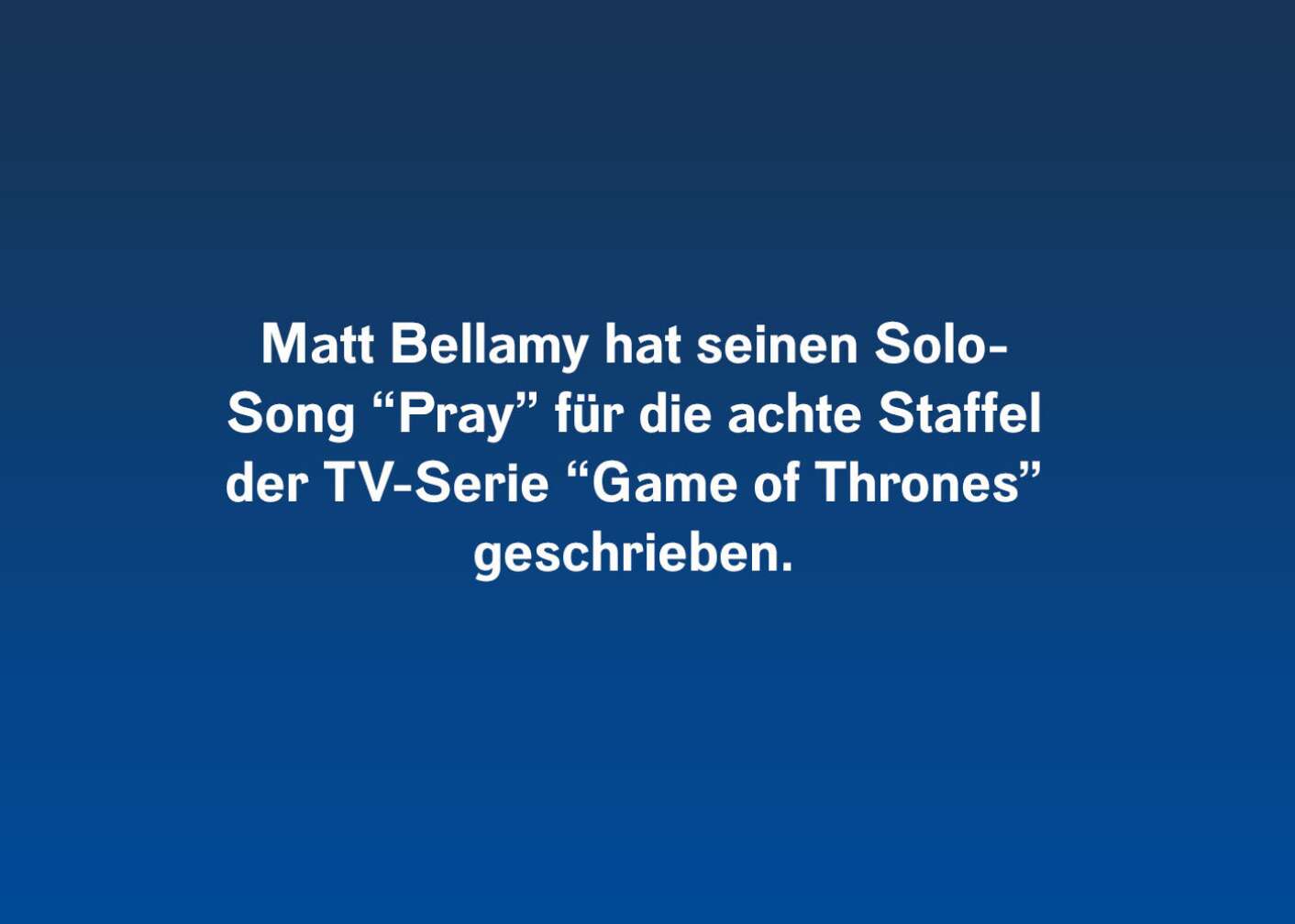 Matt Bellamy: 7 Fakten über den Muse-Frontmann