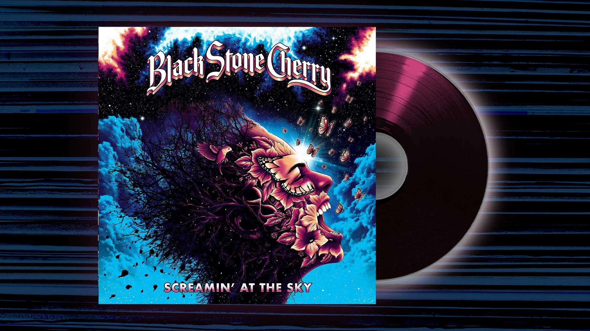 Das Albumcover von Black Stone Cherrys Album "Screamin At The Sky"