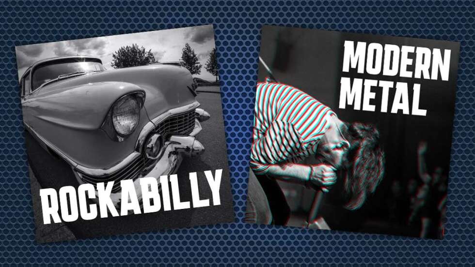 Neu in den ROCK ANTENNE Streams: Rockabilly & Modern Metal