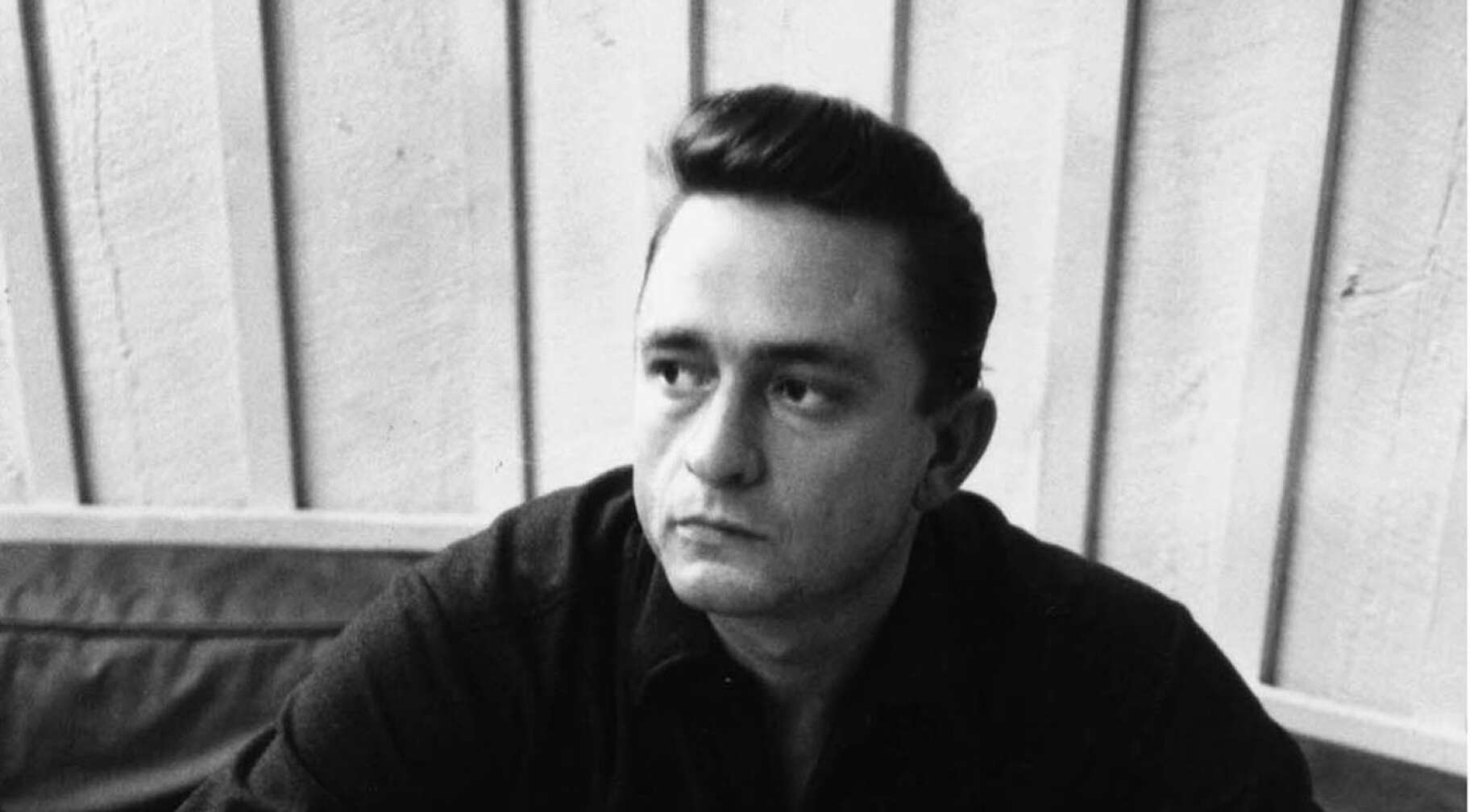 Johnny Cash am Schreibtisch