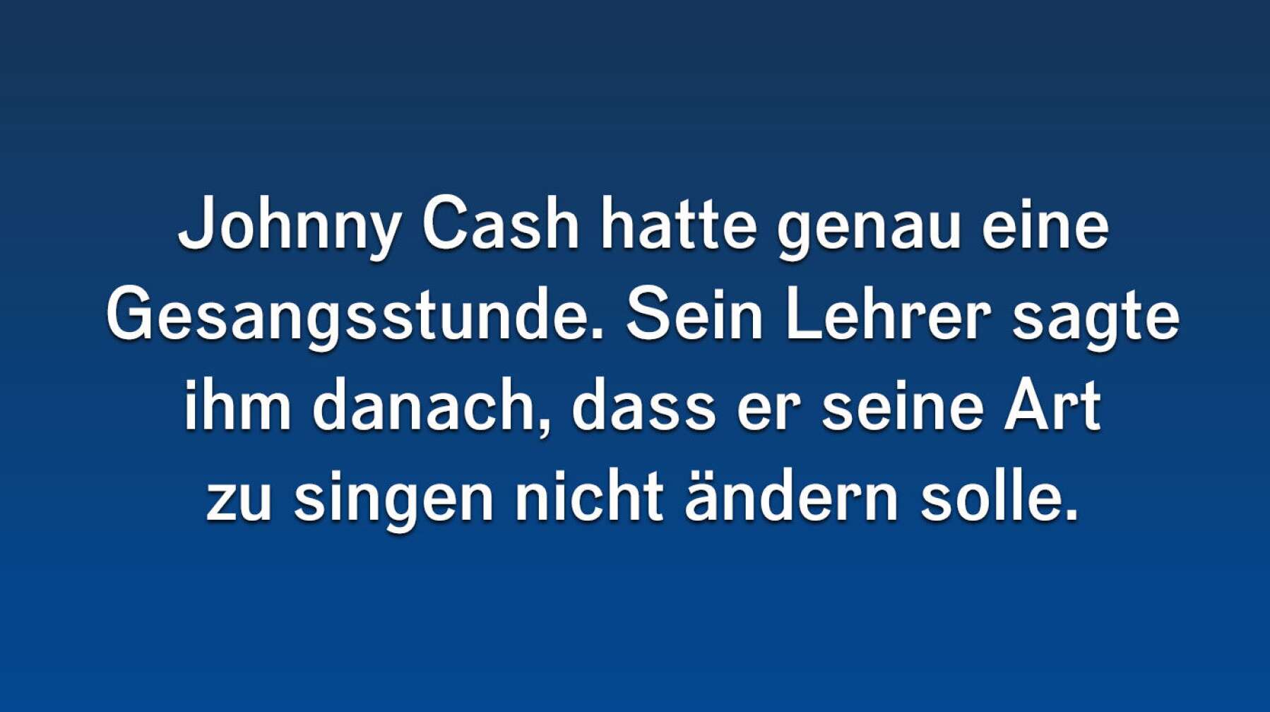 Fun Facts Johnny Cash #5