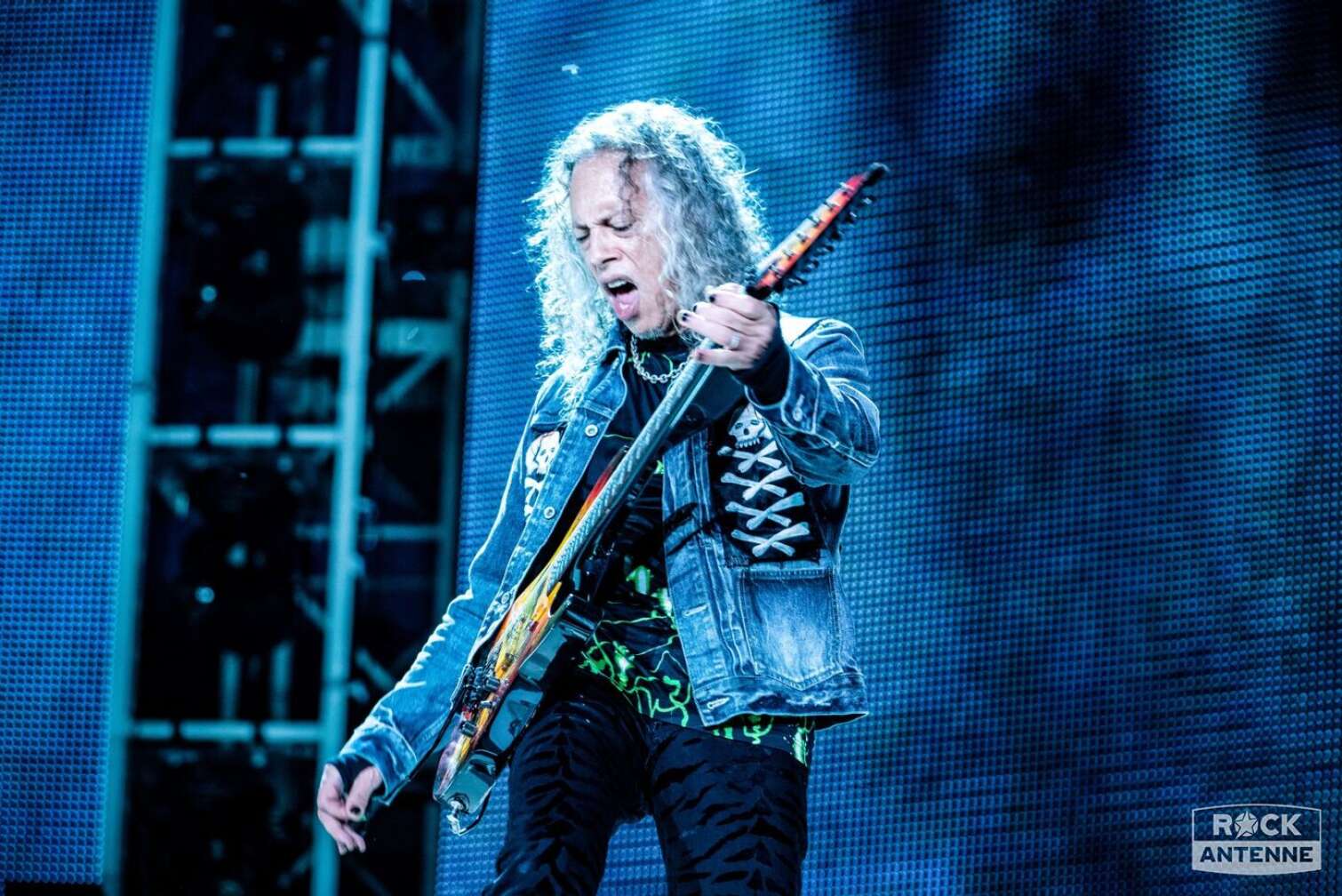 Kirk Hammett an der Gitarre