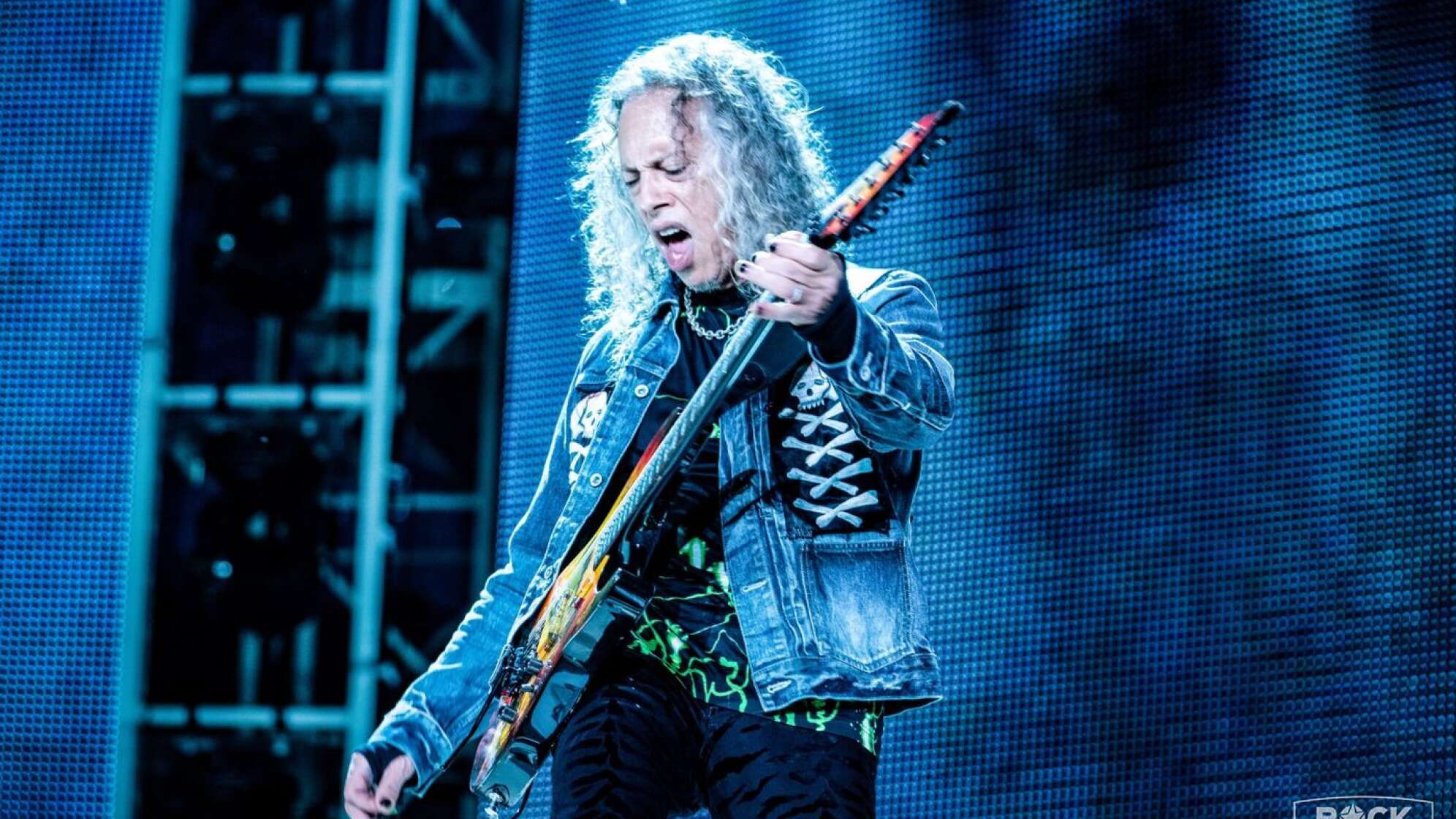 Kirk Hammett an der Gitarre