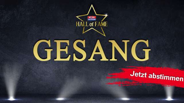 Die ROCK ANTENNE Hall of Fame: Jetzt abstimmen in der Kategorie "GESANG"!