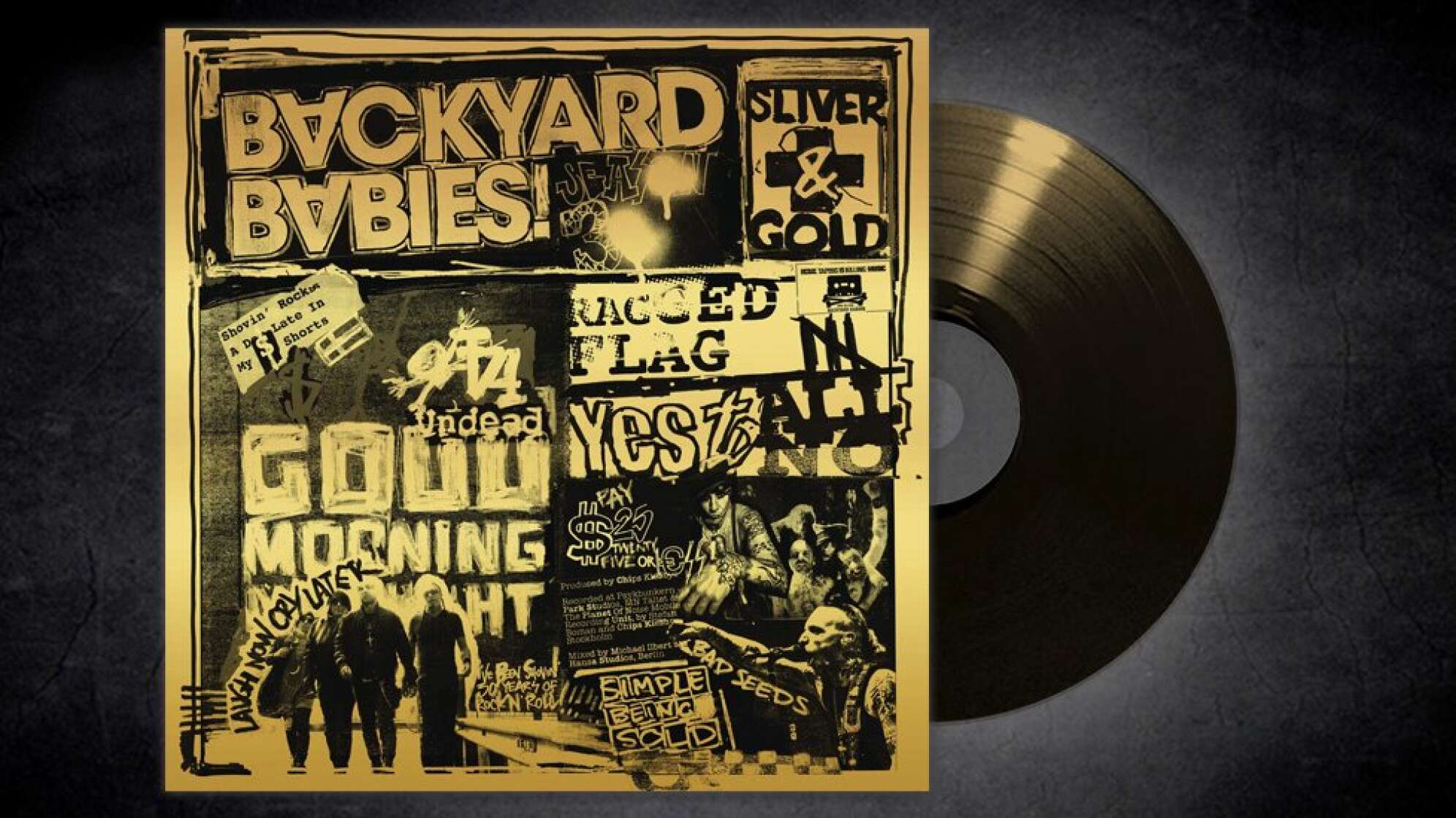 Album-Cover: Backyard Babies - Sliver And Gold