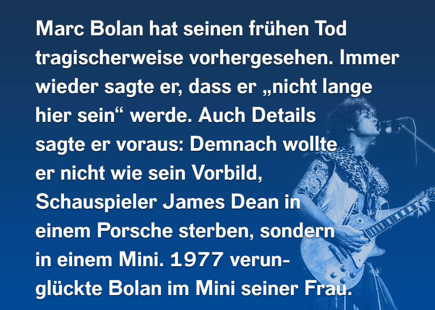 7 Fakten über Marc Bolan