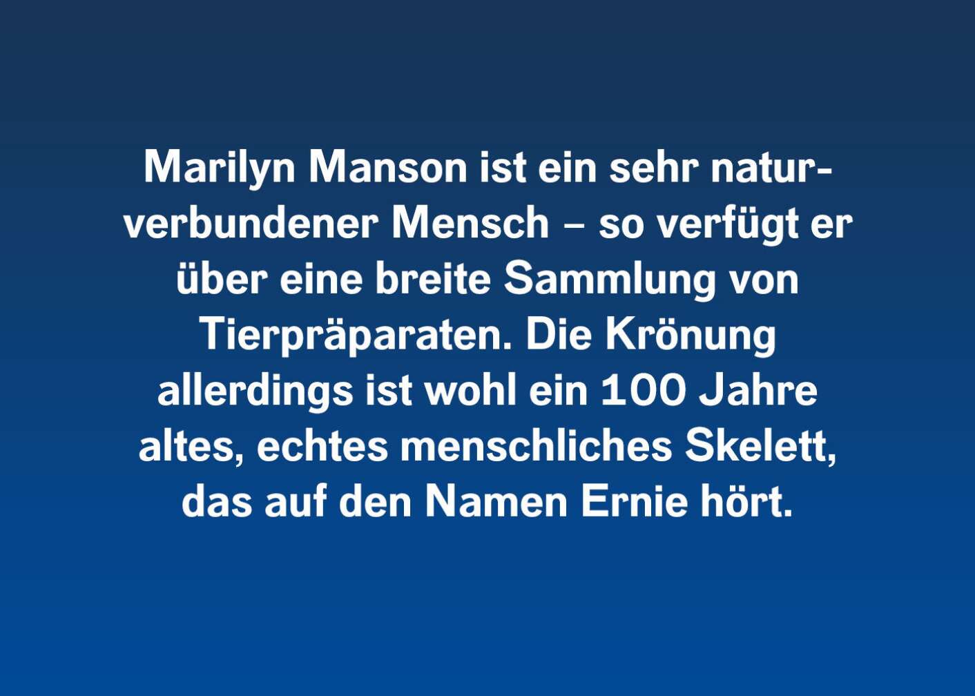 6 verrückte Storys von Marilyn Manson