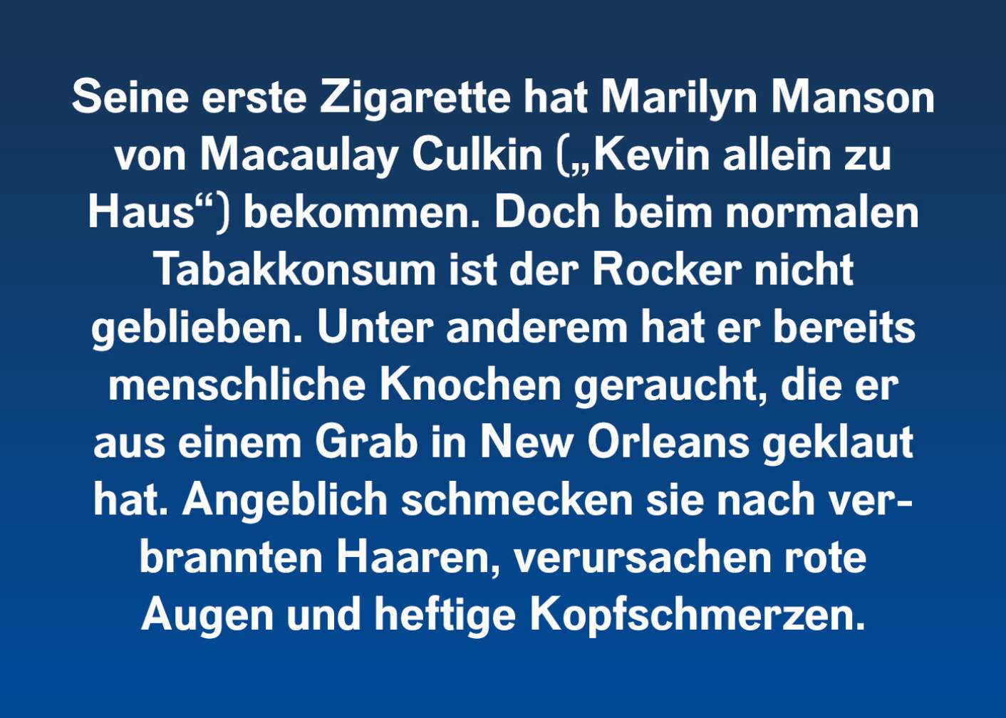 6 verrückte Storys von Marilyn Manson