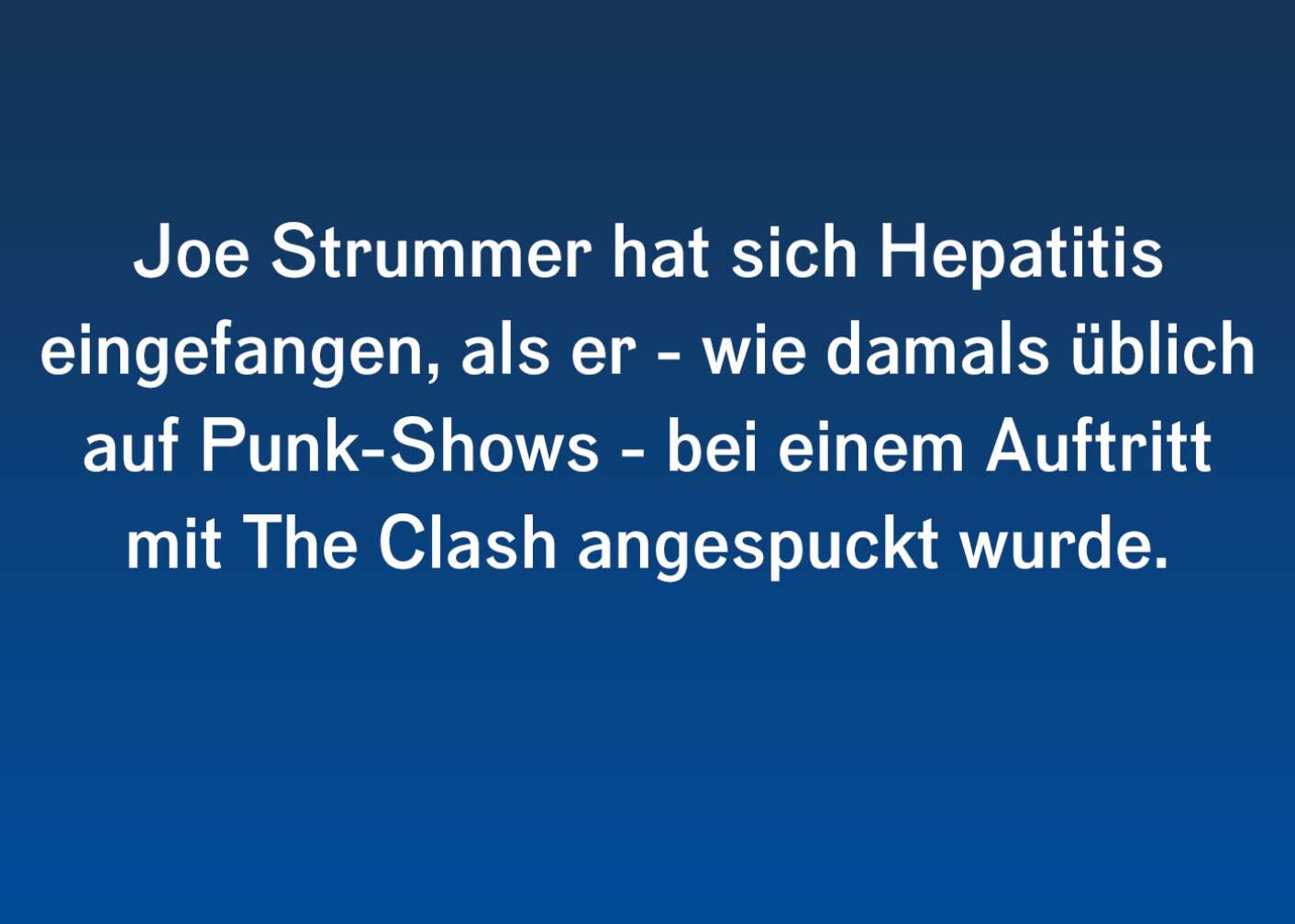 Spannende Fakten zu Joe Strummer