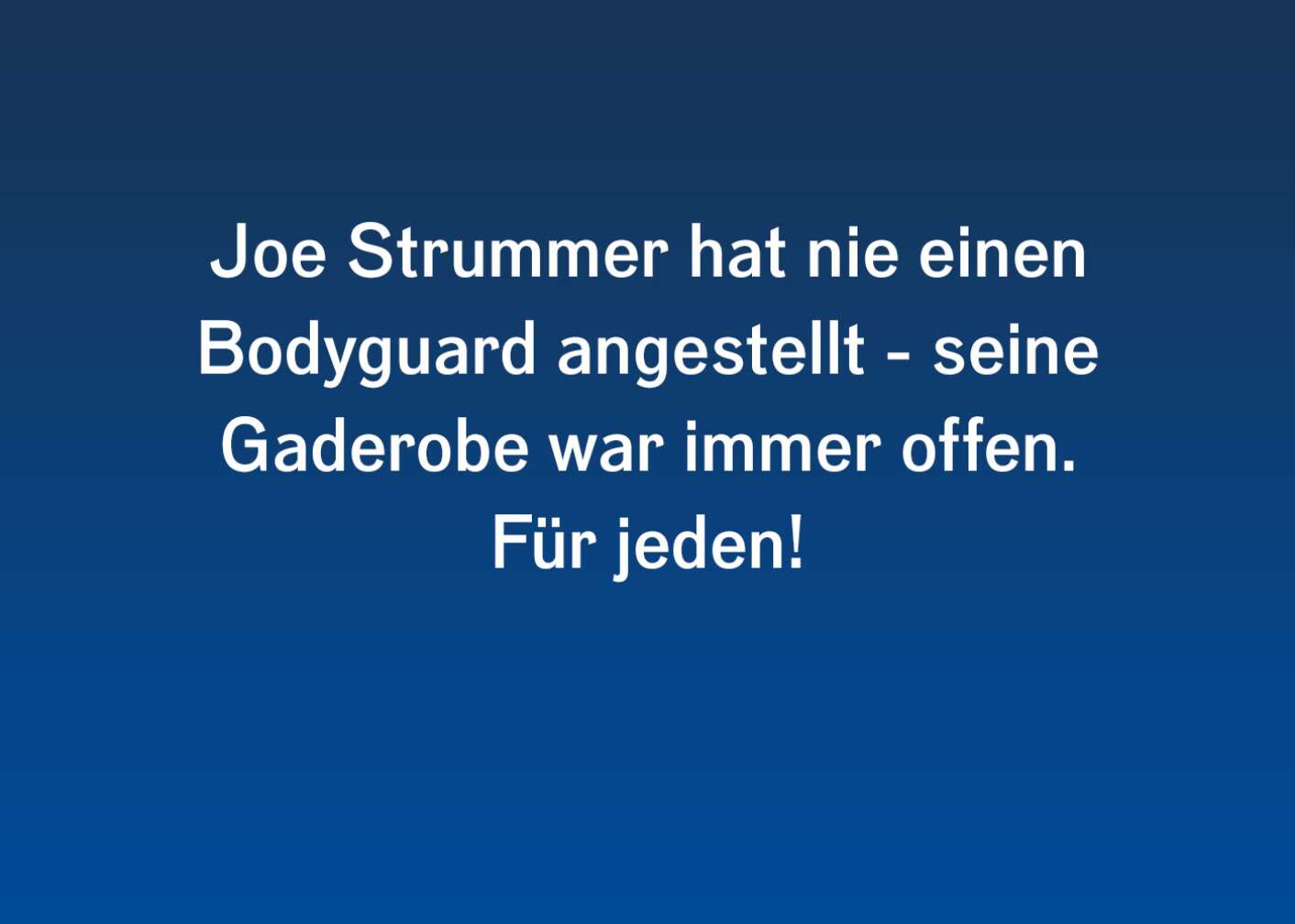 Spannende Fakten zu Joe Strummer