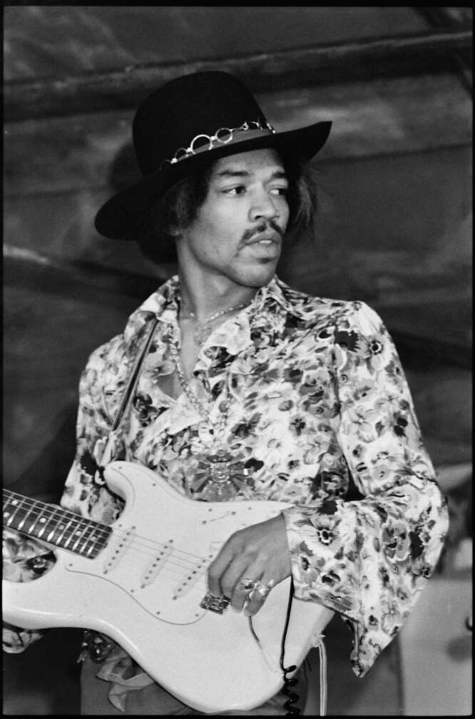 Jimi Hendrix Portraitaufnahme