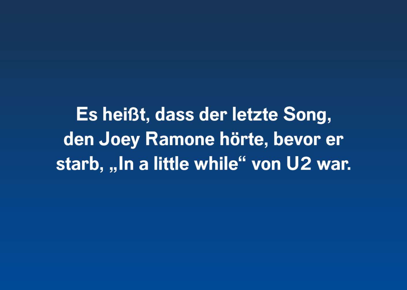 Joey Ramone Facts