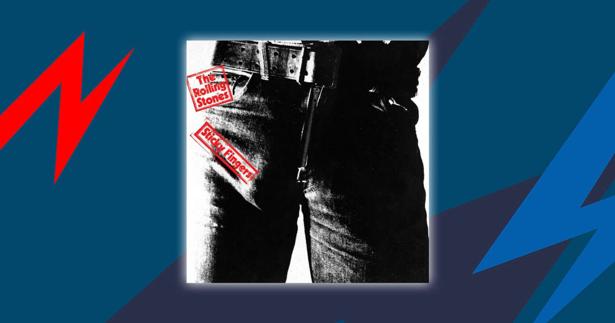 Album-Cover Sticky Fingers von den Rolling Stones