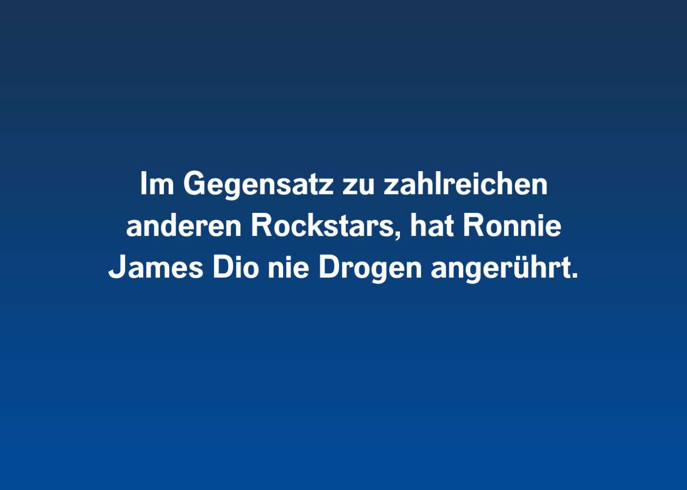 10 Fakten über Ronnie James Dio