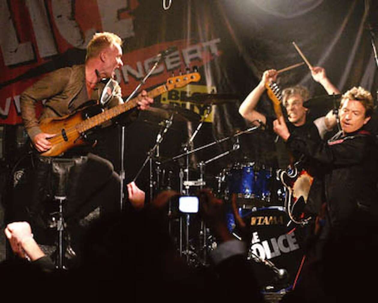 Bild von einem Auftritt der Band The Police