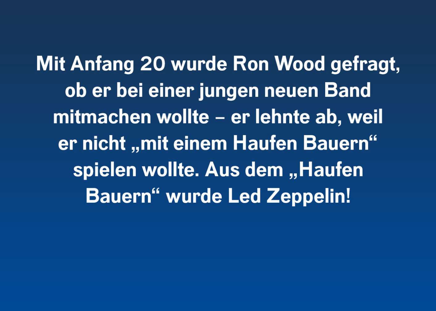 8 Fakten über Ron Wood