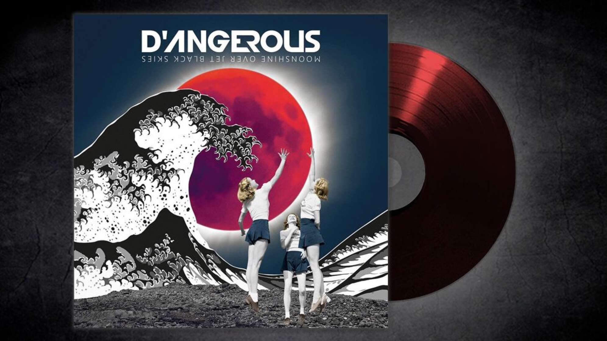 Album-Cover: D'Angerous - Moonshine Over Jet Black Skies