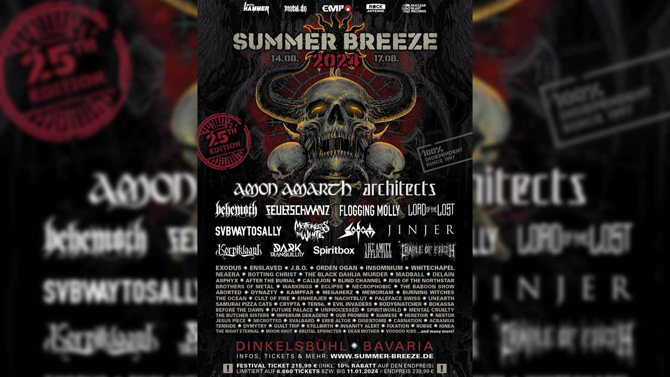 Summer Breeze 31 neue Bands für das Open Air 2024