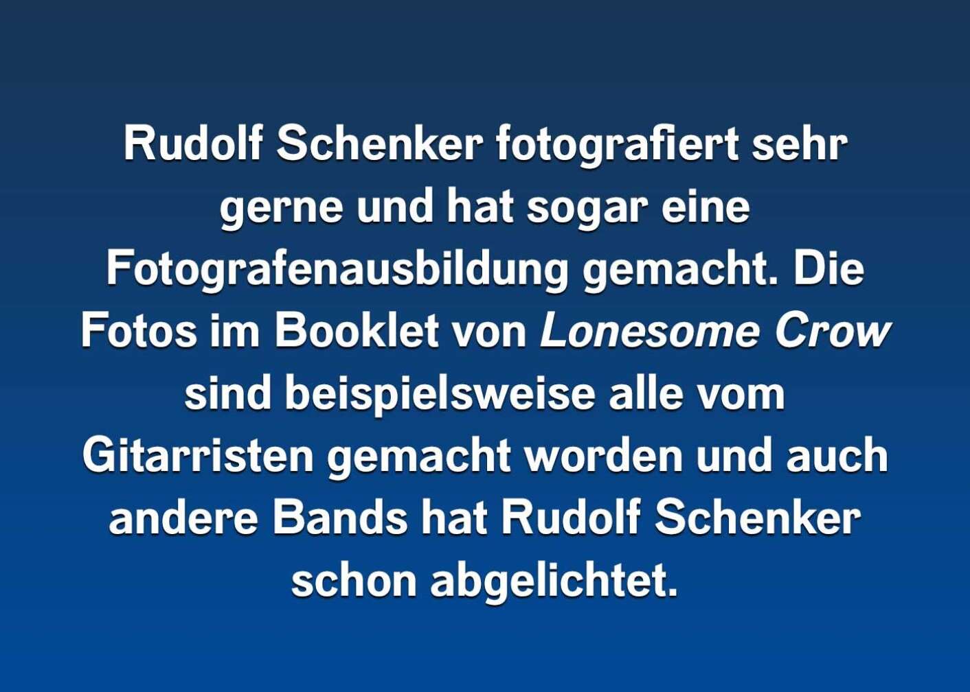 6 Fakten über Rudolf Schenker