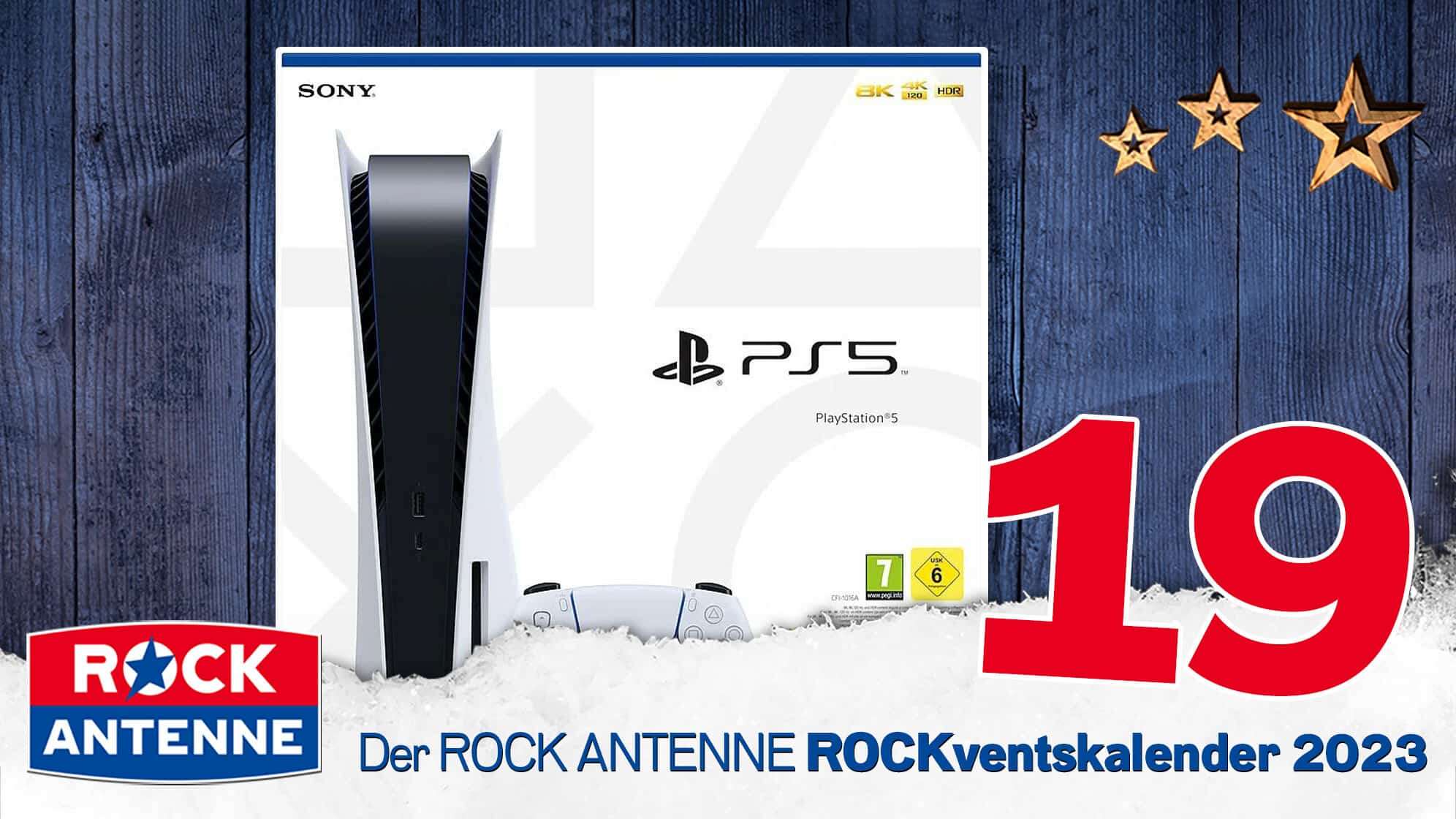 ROCK ANTENNE ROCKventskalender Türchen 19: Eine Playstation 5 Konsole von Sony