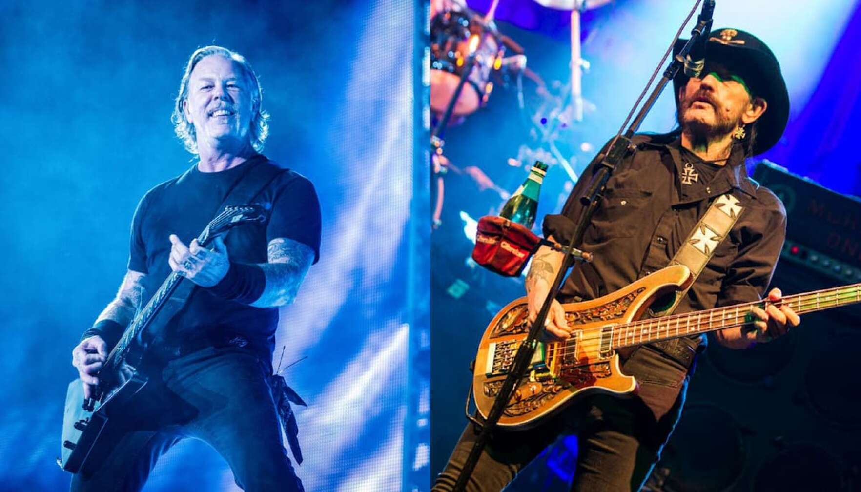 James Hetfield und Lemmy Kilmister
