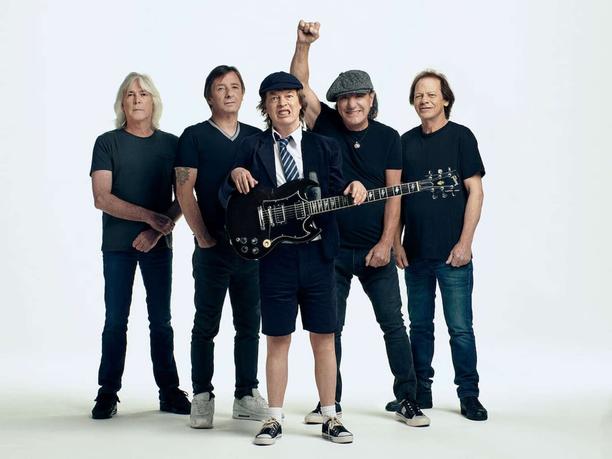 Gruppenfoto der Band AC/DC
